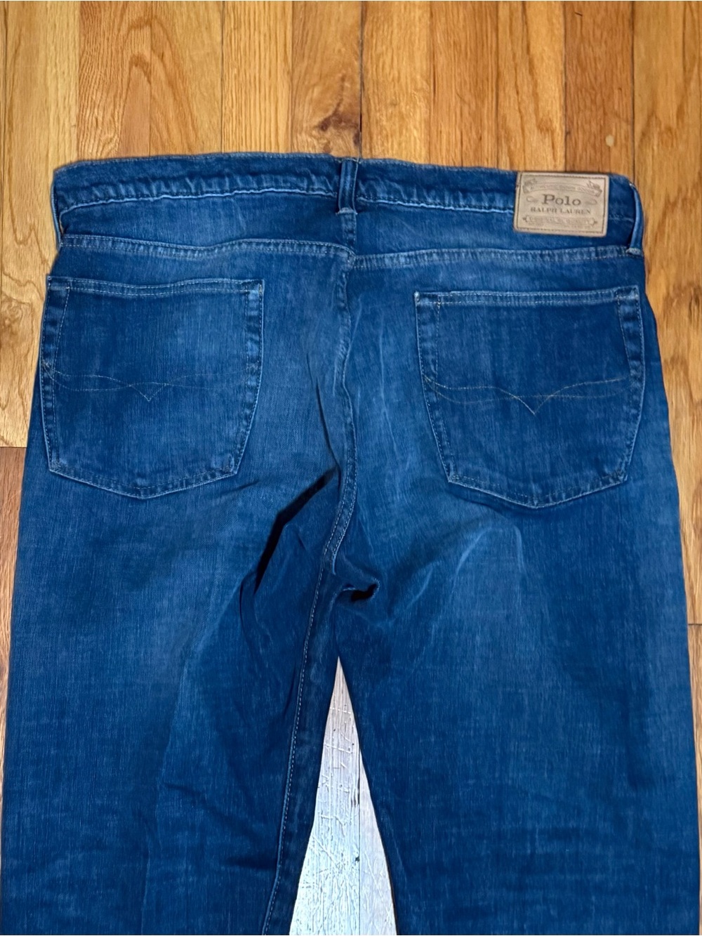 Polo Ralph Lauren The Thompson Relaxed Fit Denim Jeans 33x32 Med Wash FIT LOOSE